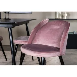 Silar Spisebordssæt - Sort og Pink