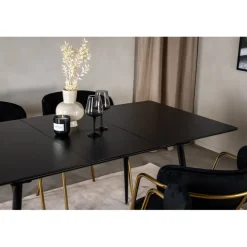 Silar t Spisestuemøbel - Sort og Messing