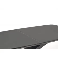 SILVESTRO bord MørkeGrå, ben Sorte