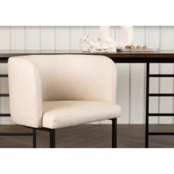 Simrishamn Spisebordsstol - Beige og Sort