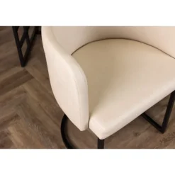 Simrishamn Spisebordsstol - Beige og Sort