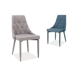 Sine spisestuestol grå