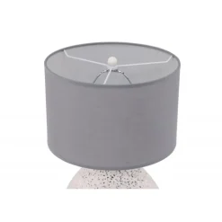 Sisteron Bordlampe - Mørkegrå og Hvid