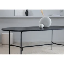 Skate Ovalt spisebord - Sort