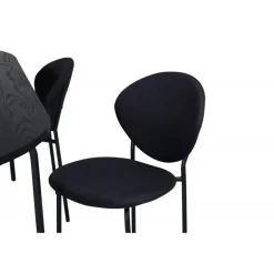 Skate Ovalt spisebordssæt - Sort