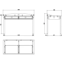 Skrivebord hvid – Amori med romantiske detaljer
