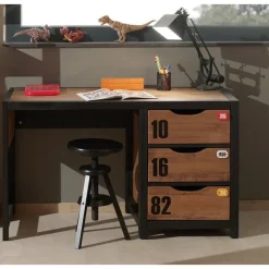 Skrivebord i massivt fyr – Alex, natur