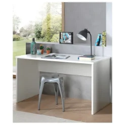 Skrivebord London – hvidt, moderne og enkelt