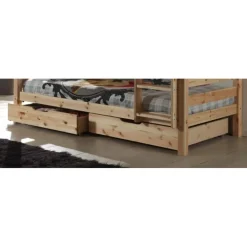 Skuffe til seng – Pino, natur (sæt af 2)