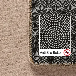 Sky Kortluvet tæppe Ensfarvet - Beige