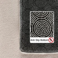 Sky Kortluvet tæppe Ensfarvet - Creme