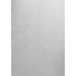 Sky Kortluvet tæppe Ensfarvet - Sølv