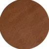 Sky Rund Kortluvet tæppe Ensfarvet - Brun