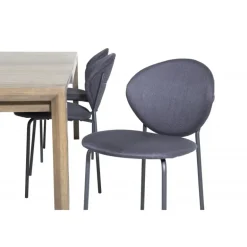 Slider t Spisebordssæt - Sort og Natur