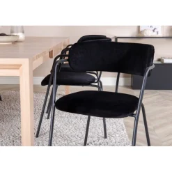 Slider t Spisebordssæt - Sort, Natur og Hvid