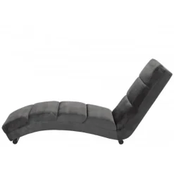 Slinky Boy chaiselong - Mørkegrå Velour