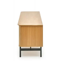 SMART RTV-1 TV bord - Naturlig eg/Sort