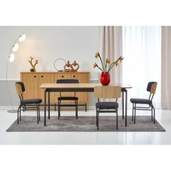 SMART-ST bord - Natur eg / Sort