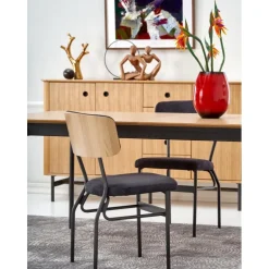 SMART-ST bord - Natur eg / Sort