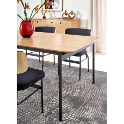 SMART-ST bord - Natur eg / Sort