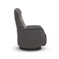 SMÖGEN Recliner grå stof lænestol