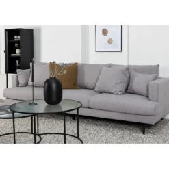 Sofia 3 personers Sofa - Sort og Grå