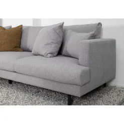 Sofia 3 personers Sofa - Sort og Grå