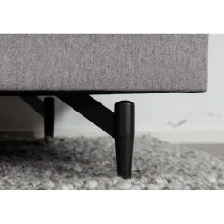 Sofia 3 personers Sofa - Sort og Grå