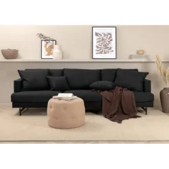 Sofia 3 personers Sofa - Sort