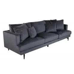 Sofia 3 personers Sofa - Sort og Mørkegrå