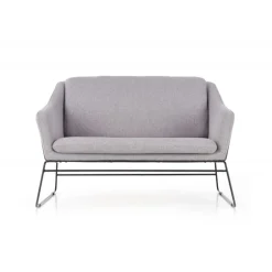 SOFT 2 pers sofa - Lysegrå stof