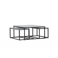 Solna Sofabordsæt - Sort og Grå