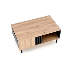 SONIA sofabord, håndværkseg / Sort