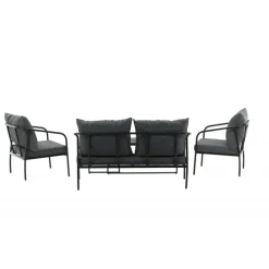 Sopot Sofasæt - Sort,Grå