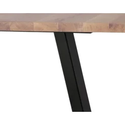 Sort pulverlakeret hjørne stel 2 stk