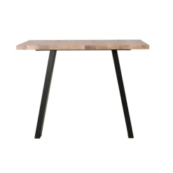 Sort pulverlakeret skrå stel til plankeborde 2 stk