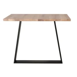 Sort pulverlakeret stel til plankeborde 2 stk