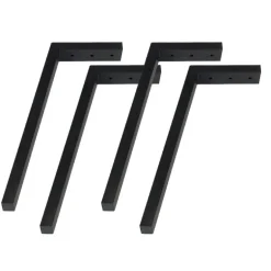 Sort stel til bænk eller sofabord