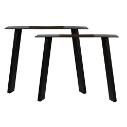 Sort stel til plankeborde 2 stk