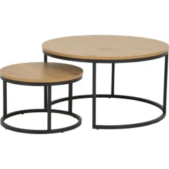 Spiro sofabord Ø80 - Natur