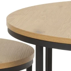 Spiro sofabord Ø80 - Natur
