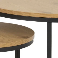 Spiro sofabord Ø80 - Natur