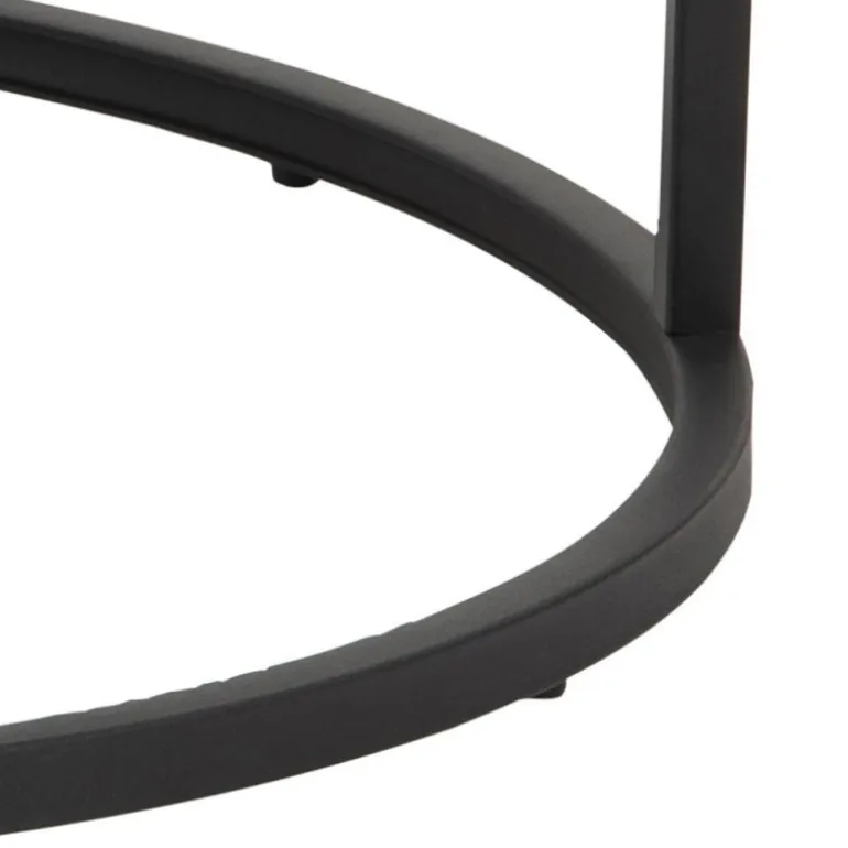 Spiro sofabord grå;sort MDF