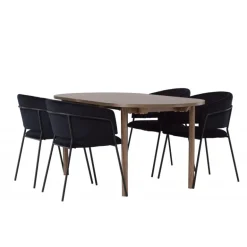 Spisebordssæt Andy med stole Selma