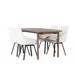 Spisebordssæt Andy med stole Rosie