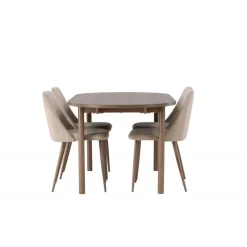 Spisebordssæt Andy med stole Night