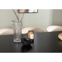 Spisebordssæt Astrid med Berit Spisebordsstole - Beige og Sort