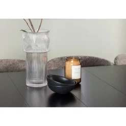 Spisebordssæt Astrid med Modesto Spisebordsstole - Sort og Mørkegrå