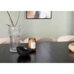 Spisebordssæt Astrid med Spisebordsstole Modesto - Beige og Sort