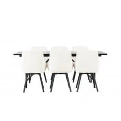 Spisebordssæt Astrid med Spisebordsstole Rosie